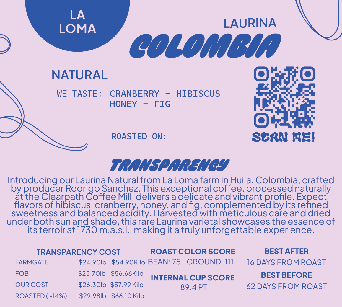Colombia Natural Laurina